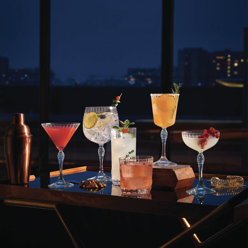 40 Cl Bormioli Rocco America 20S Bicchiere Cocktail In Vetro Set 6 Pezzi