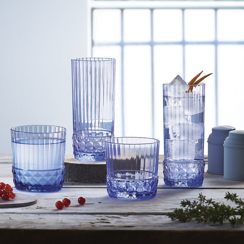 40 Cl Bormioli Rocco America 20S Bicchiere Cocktail In Vetro Set 6 Pezzi