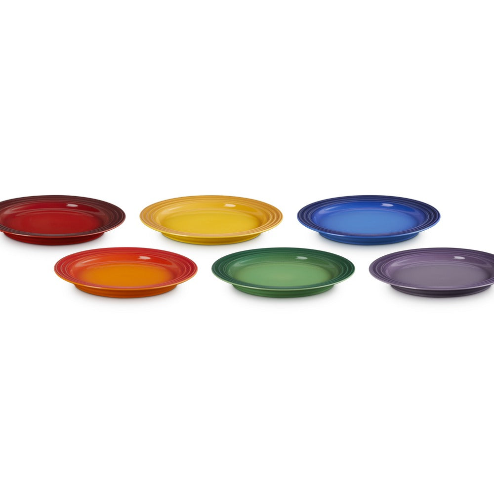 22 cm - Le Creuset Arte Della Tavola Vancouver Piatto Frutta Set 6 Pz