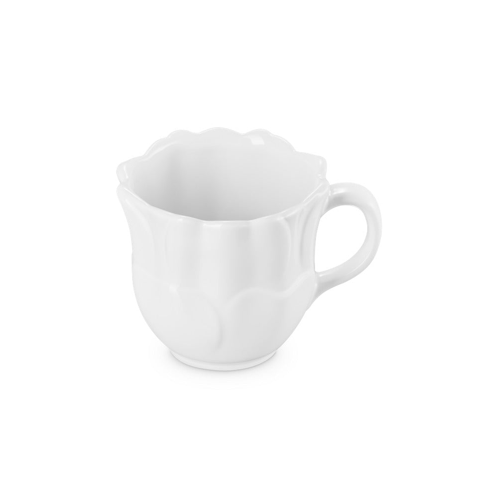 33 cl - Le Creuset Fiore Anemone Tazza Mug In Gres Vetrificato