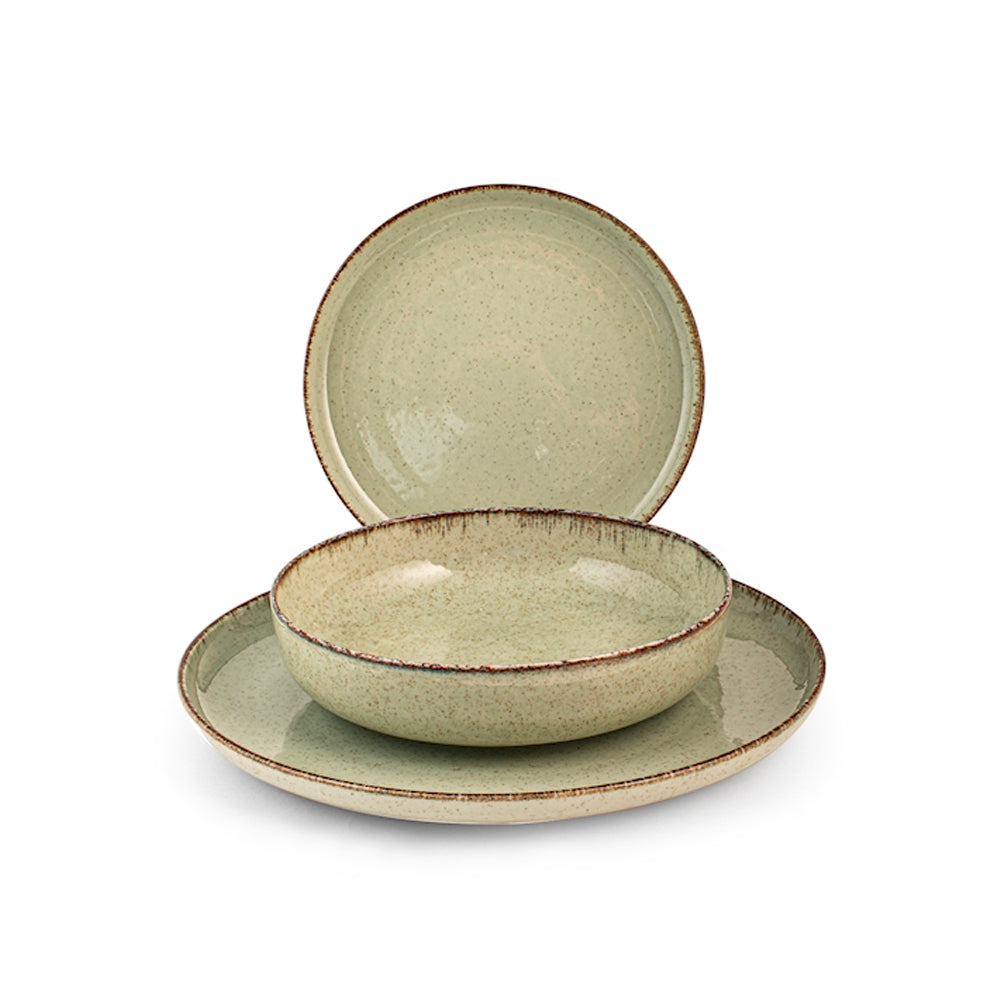 Service de table en porcelaine Pearl, lot de 12