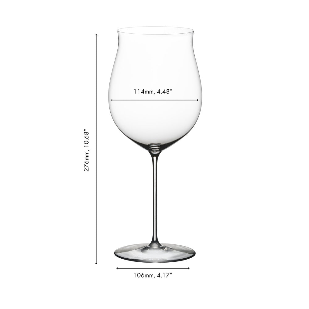 105 cl - Riedel Superleggero Calice Vino Rosso Burgundy Grand Cru In Vetro - Set 2 Pz