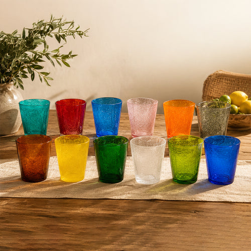 28 cl - Giada Bicchiere Acqua in Vetro - Set 12 Pezzi