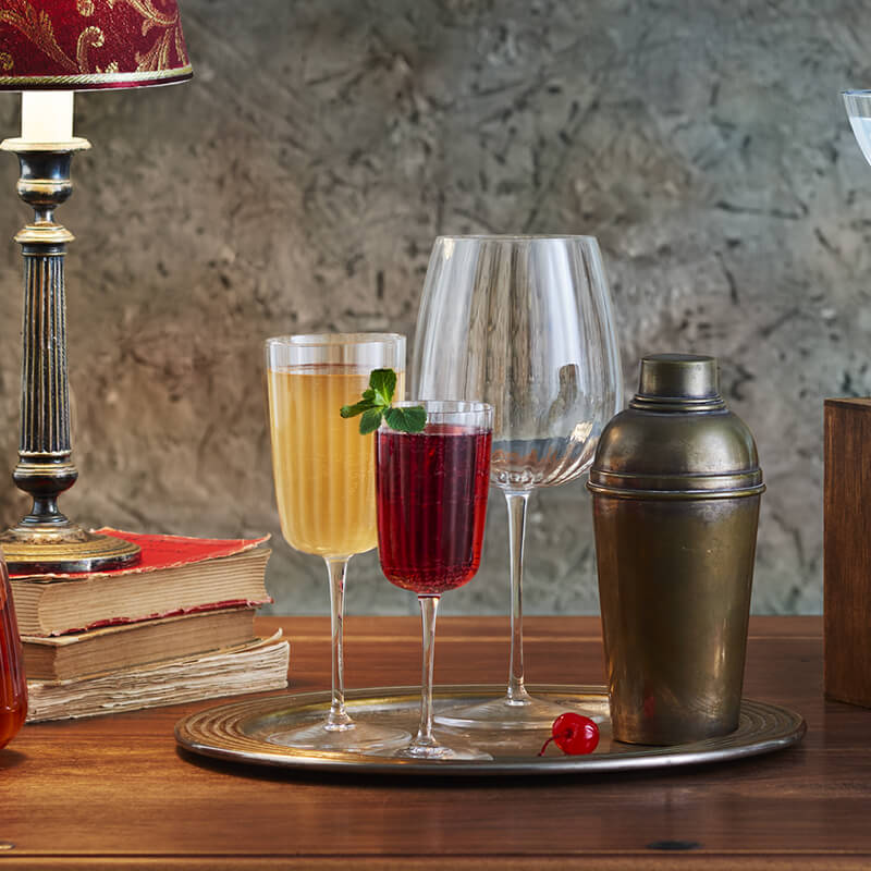 15 Cl Bormioli Luigi Speakeasies Calice Cocktail In Vetro Set 6 Pezzi