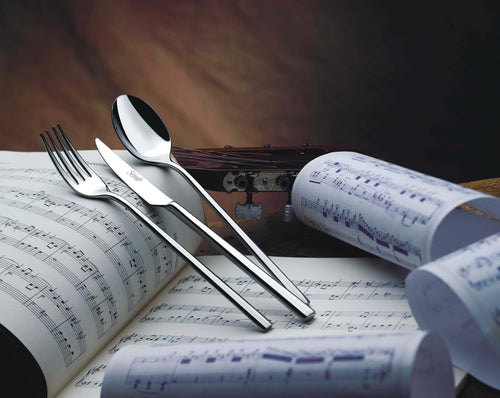 Salvinelli 250 Extralong Cucchiaio Tavola In Acciaio Inox Set 12 Pz