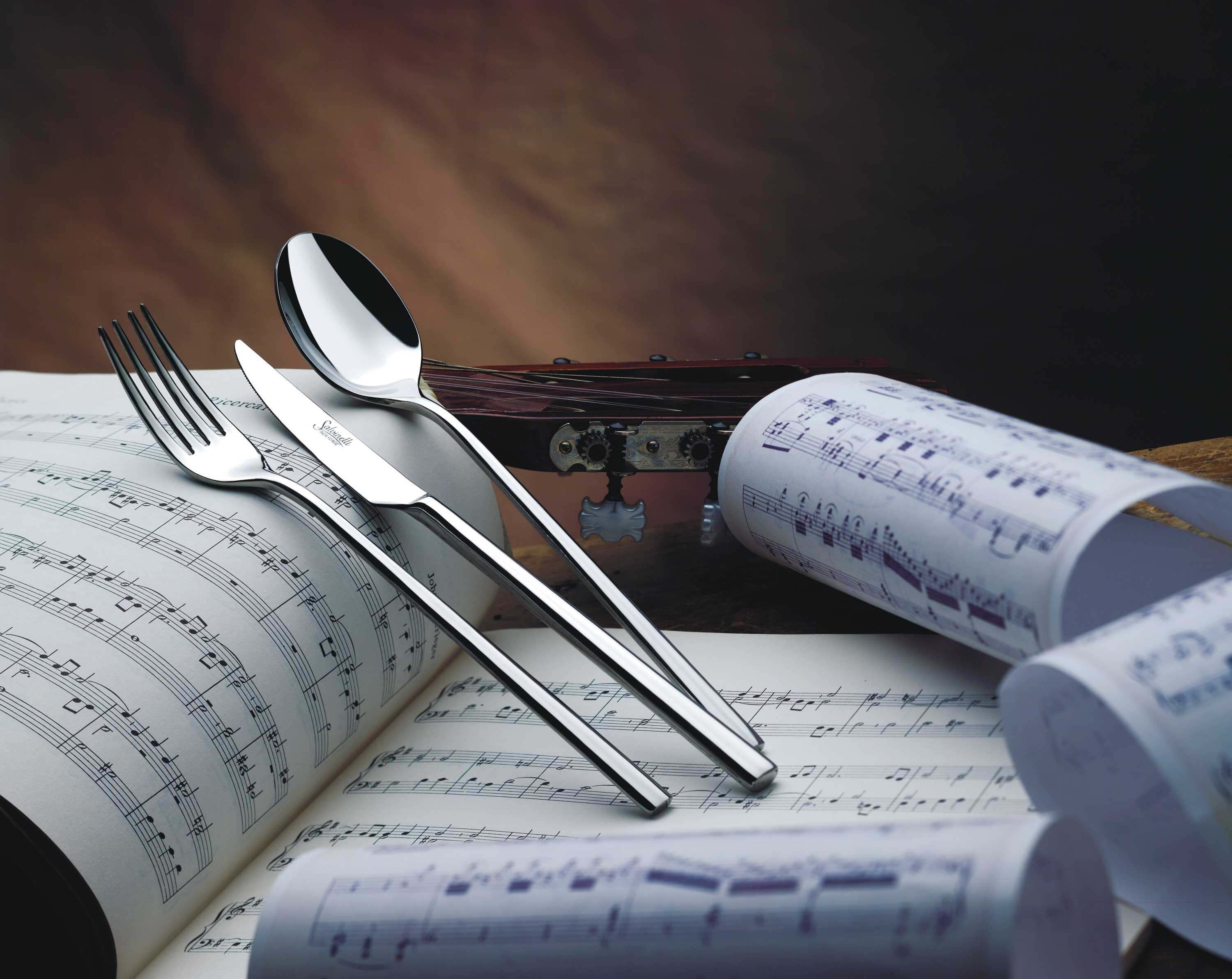 Salvinelli 250 Extralong Coltello Tavola In Acciaio Inox Set 12 Pz