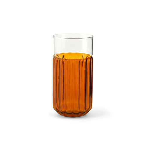 42 cl - H&H Factory Bicchiere Bibita In Vetro Borosilicato - Set 6 Pz