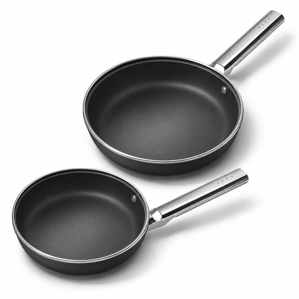 20-24 cm - Cookware Set de Sartenes Bajas de Aluminio con Revestimiento Cerámico - Set de 2