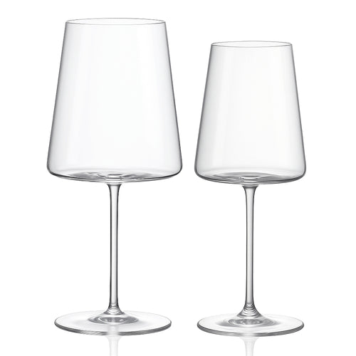 Zante Ray Set Calici Vino Bianco & Rosso In Vetro - Set 12 Pz