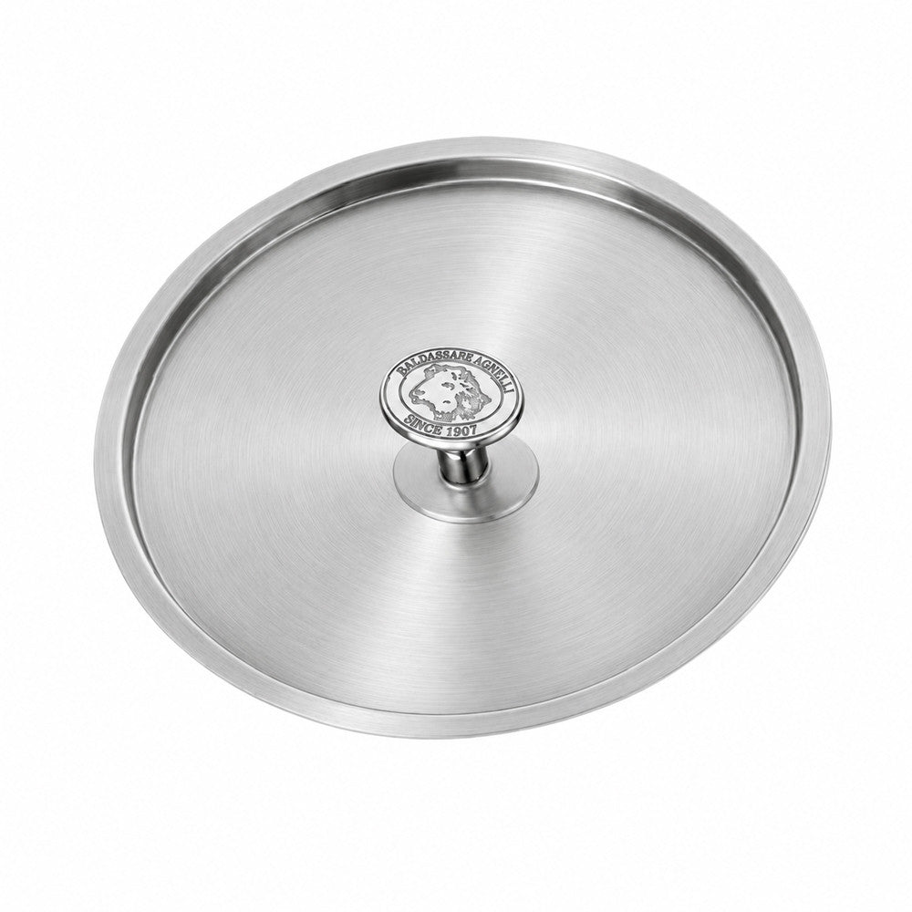 Alu-Inox 3-Ply Deckel aus Aluminium mit Edelstahlknauf