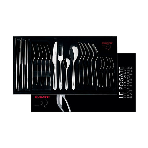Bugatti Capriccio Servizio Posate In Acciaio Inox 18/10 - Set 24 Pz