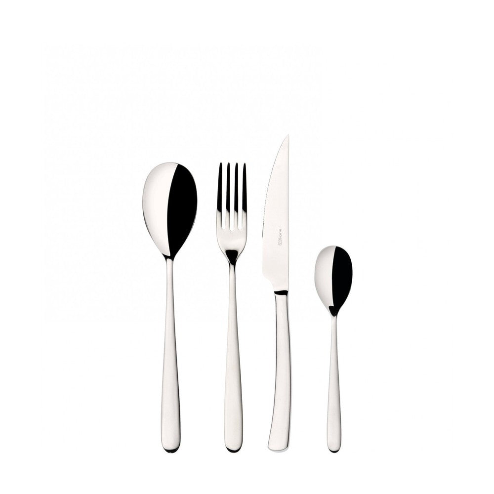 Bugatti Preludio Servizio Posate In Acciaio Inox 18/10 - Set 24 Pz