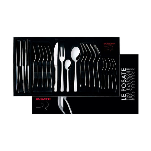 Bugatti Tendence Servizio Posate In Acciaio Inox 18/10 - Set 24 Pz
