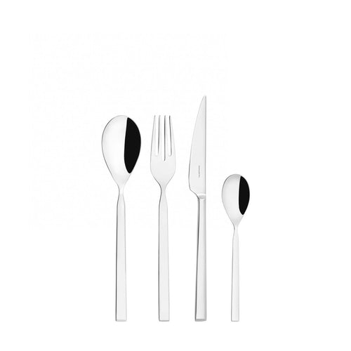 Bugatti Puro Servizio Posate In Acciaio Inox 18/10 - Set 24 Pz