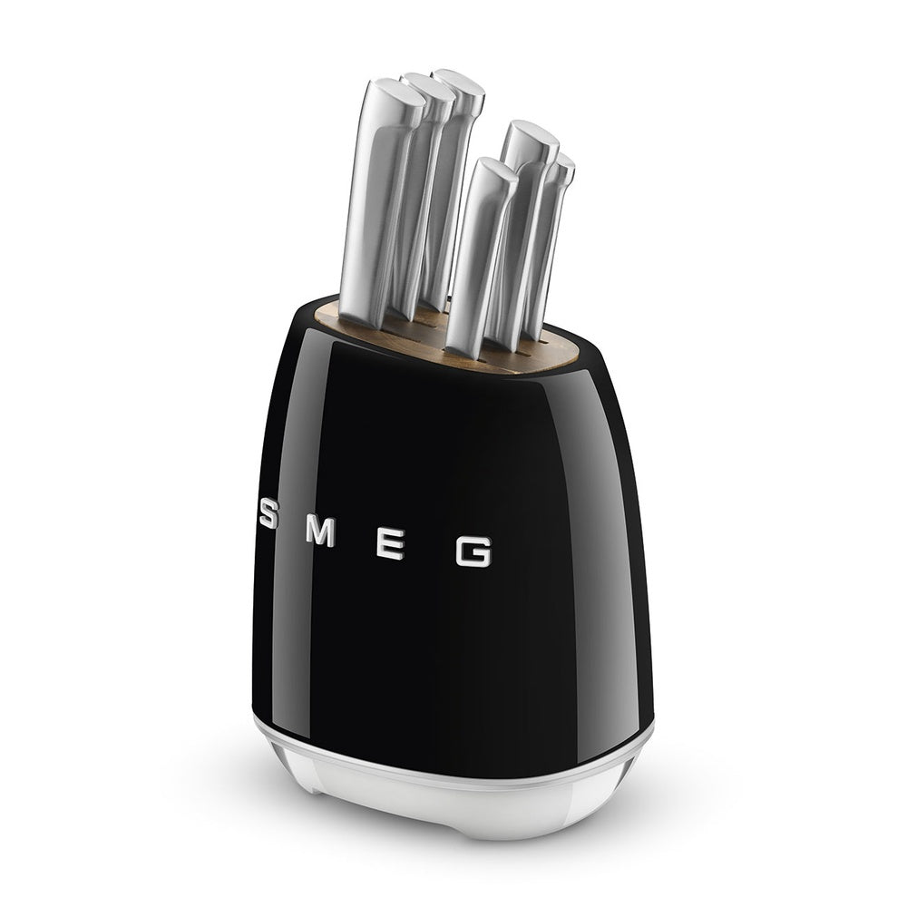 Smeg 50's Style Ceppo Con Coltelli - Set 6 Pz