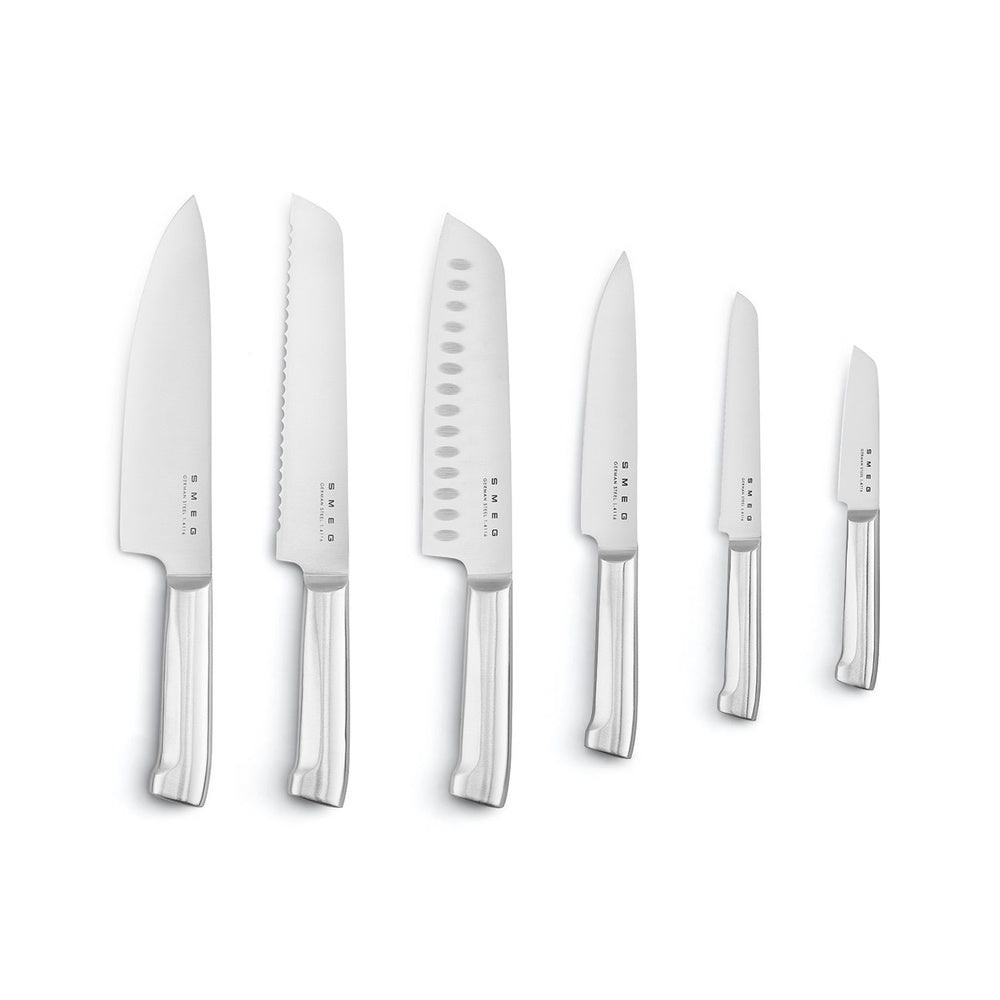 Smeg 50's Style Ceppo Con Coltelli - Set 6 Pz