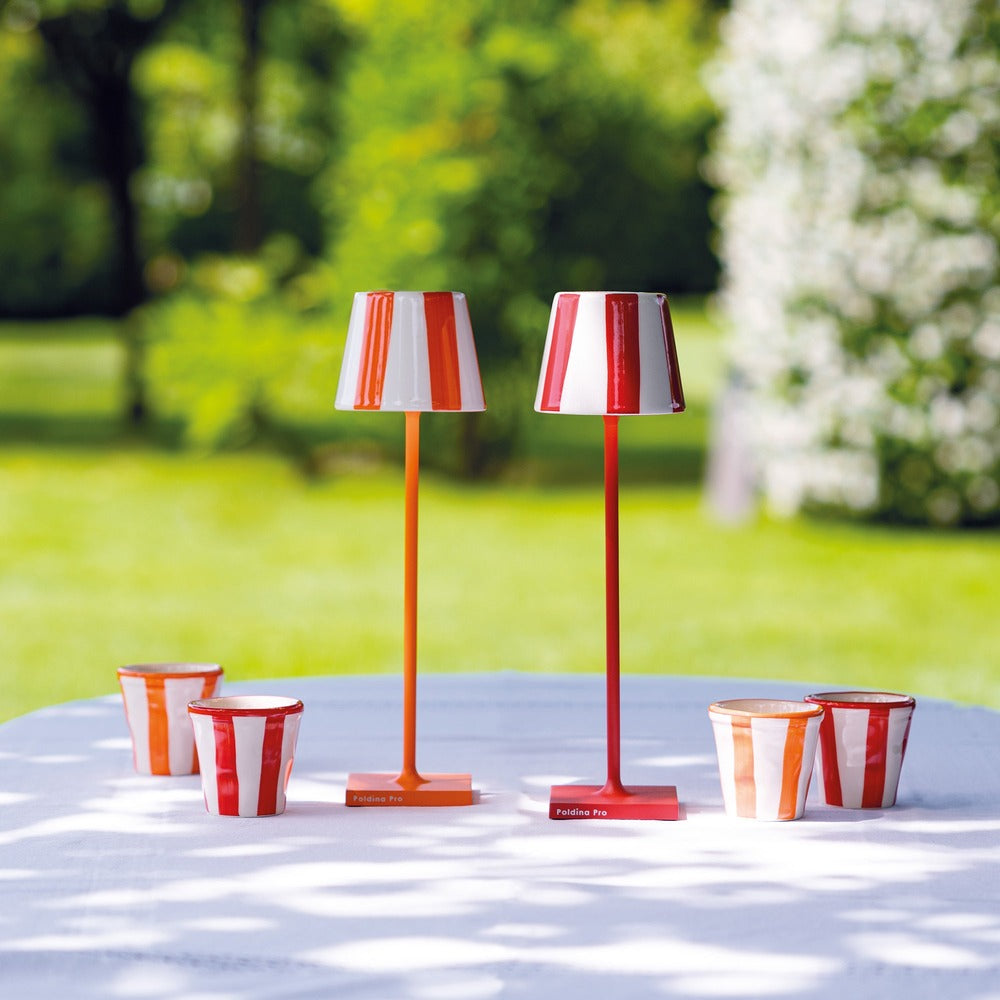 7x27 cm - Zafferano Poldina Micro Lampada Da Tavolo Dimmerabile