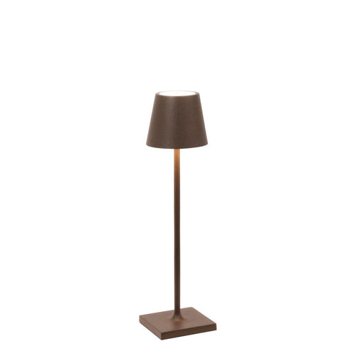 7x27 cm - Zafferano Poldina Micro Lampada Da Tavolo Dimmerabile