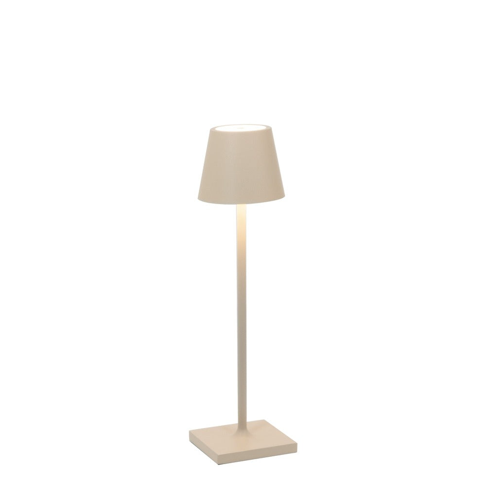 7x27 cm - Zafferano Poldina Micro Lampada Da Tavolo Dimmerabile