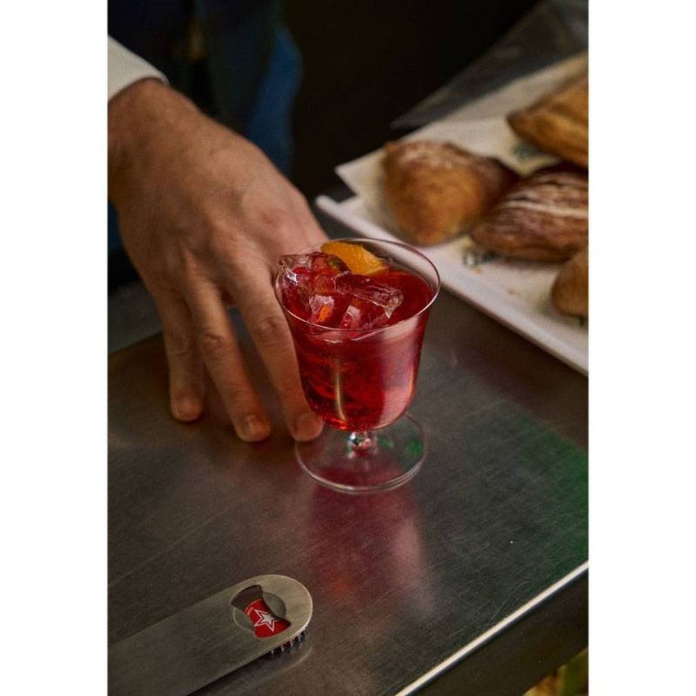 21.8 cl - Italesse Roxy Bar Punch Calice Cocktail Soffiato a Bocca In Vetro - Set 6 Pz