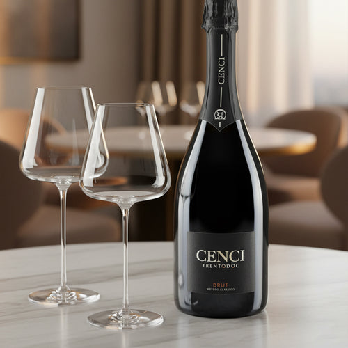 Cenci Método Clásico Trento DOC + 2 Copas Flute Etoilè Sparkle Xtreme 48 cl