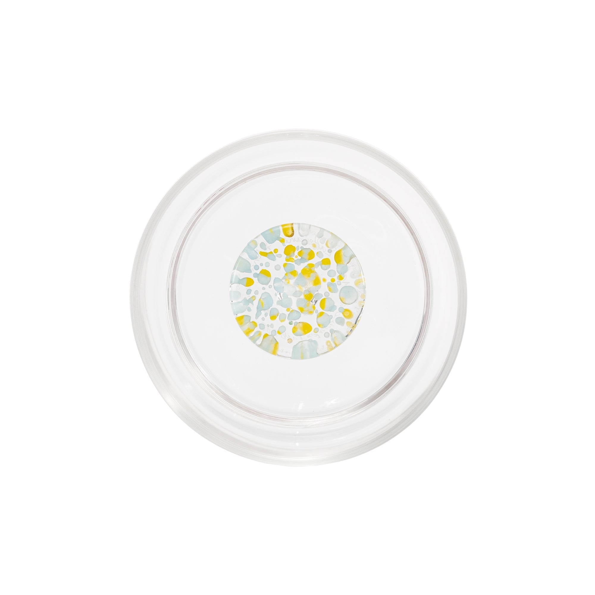 35 cl - Teca Terrazzo Bicchiere Acqua Fatto a Mano In Vetro Borosilicato Set 6 Pz