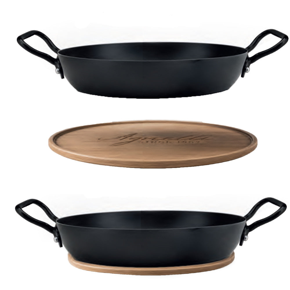 Agnelli Vassoio Poggiapentole Magnetico In Legno