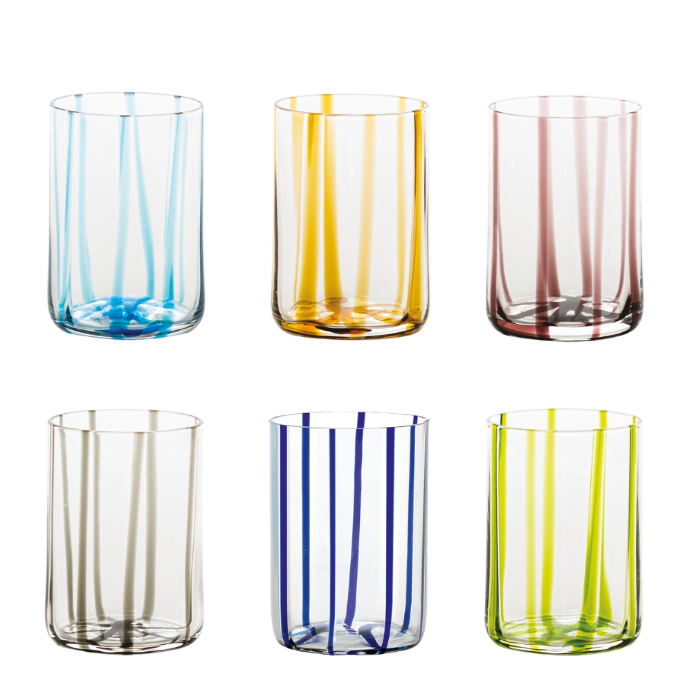 35 cl - Vaso Agua De Vidrio Borosilicato Tirache - Set 6 Piezas