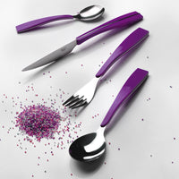 Led Juego de Cubiertos en Acero Inoxidable - Set 24 Pz
