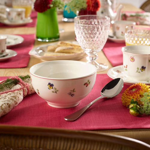 47 cl - Villeroy & Boch Petite Fleur Coppetta Macedonia Dessert In Porcellana Premium - Set 4 Pz