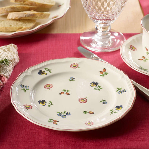 20.7 cm - Villeroy & Boch Petite Fleur Piatto Dessert In Porcellana Premium - Set 6 Pz