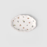 24 cm - Villeroy & Boch Petite Fleur Raviera Piatto Da Portata Ovale In Porcellana Premium