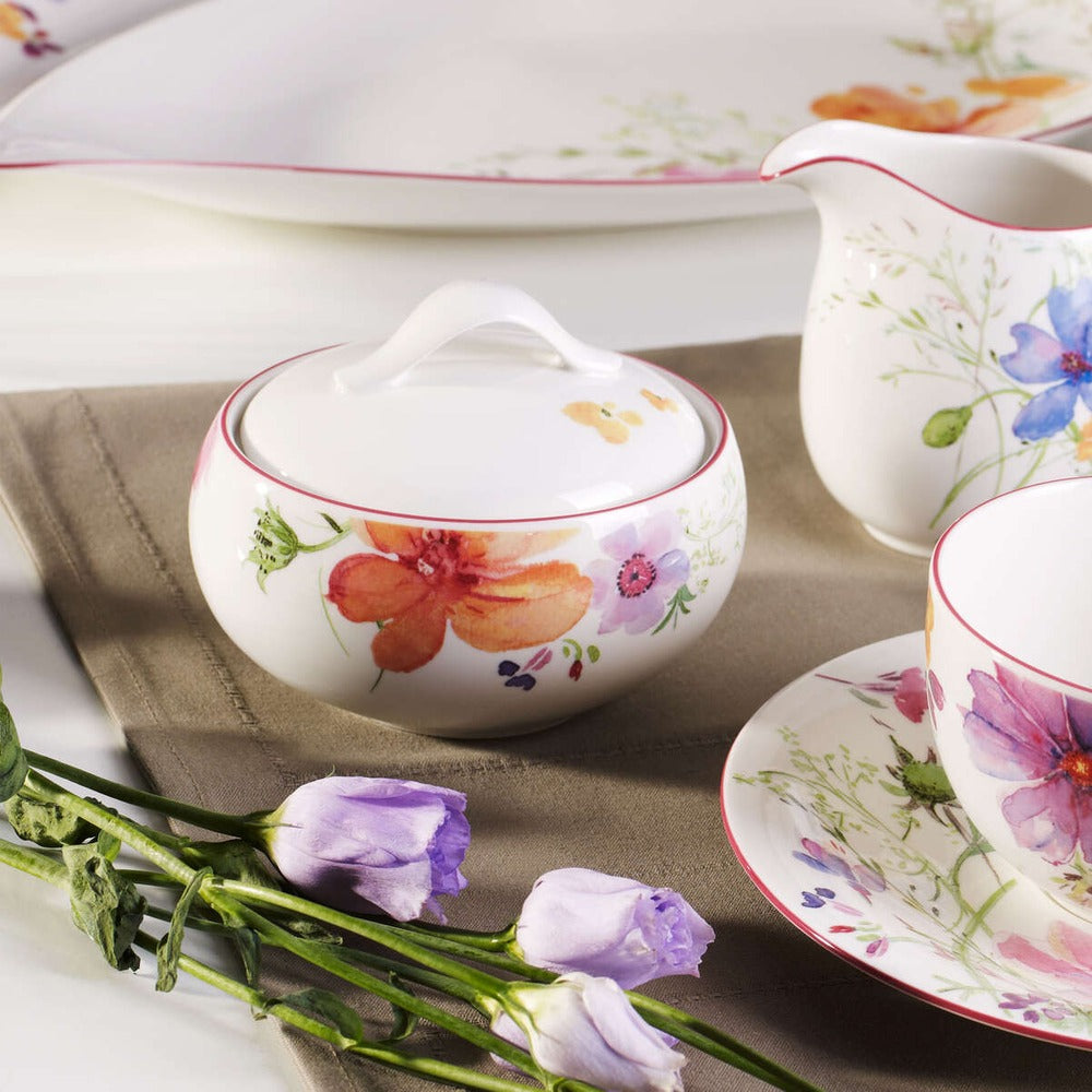 37 cl - Villeroy & Boch Mariefleur Basic Zuccheriera In Porcellana Premium