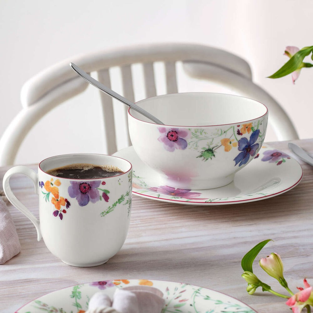50 cl - Villeroy & Boch Mariefleur Basic Ciotola Per Cereali In Porcellana Premium - Set 4 Pz
