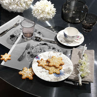 21.5 cm - Villeroy & Boch Mariefleur Gris Basic Piatto Dessert In Porcellana Premium - Set 6 Pz