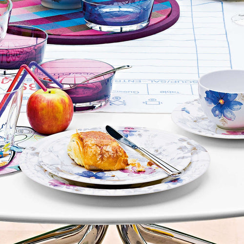 30 cm - Villeroy & Boch Mariefleur Gris Basic Piatto Gourmet In Porcellana Premium
