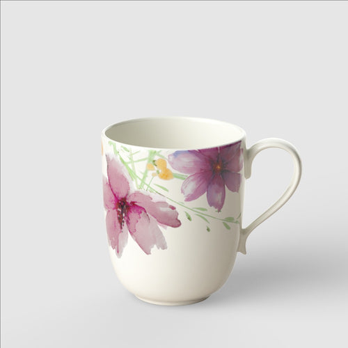 43 cl - Villeroy & Boch Mariefleur Tea Tazza Mug In Porcellana Premium - Set 6 Pz