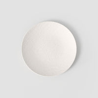 25 cm - Villeroy & Boch Manufacture Rock Blanc Piatto Piano In Porcellana - Set 6 Pz