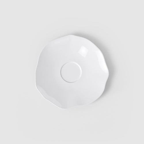 15.5 cm - Villeroy & Boch Pura Piattino Tazza Tè In Porcellana Premium - Set 6 Pz