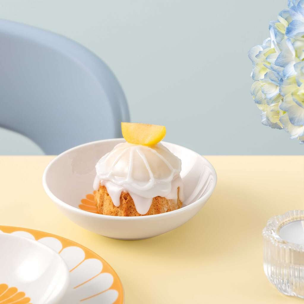 11 cl - Villeroy & Boch Fleur Coppetta Macedonia In Porcellana Premium Set 6 Pz