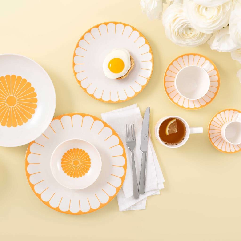 11 cl - Villeroy & Boch Fleur Coppetta Macedonia In Porcellana Premium Set 6 Pz