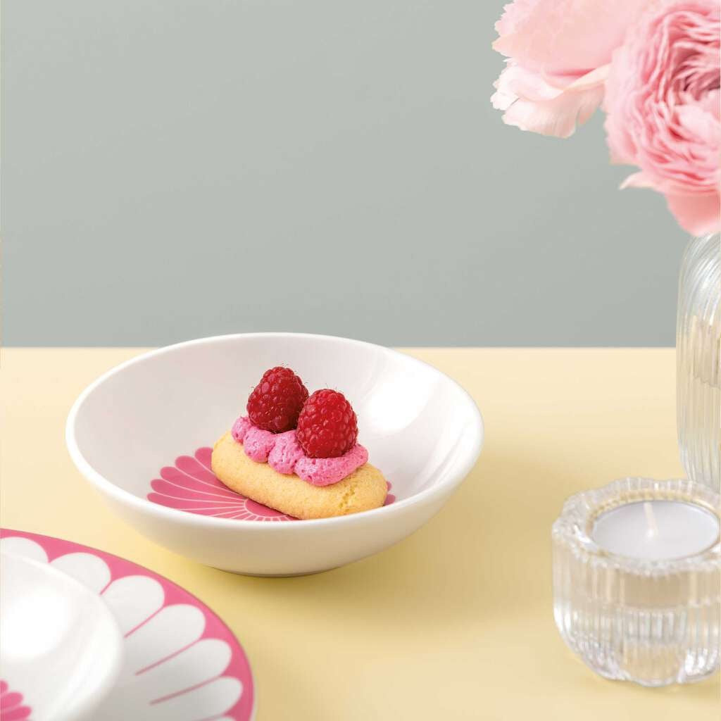 11 cl - Villeroy & Boch Fleur Coppetta Macedonia In Porcellana Premium Set 6 Pz