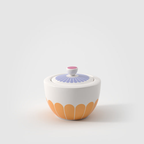 9.9 cm - Villeroy & Boch Fleur Zuccheriera Barattolo Marmelate In Porcellana Premium