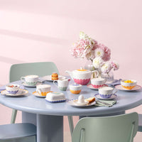 11.6 cm - Villeroy & Boch Fleur Portauovo In Porcellana Premium - Set 4 Pz