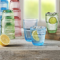 38 cl - Barshine Verre À Cocktail en Verre Trempé - Ensemble 6 Pcs