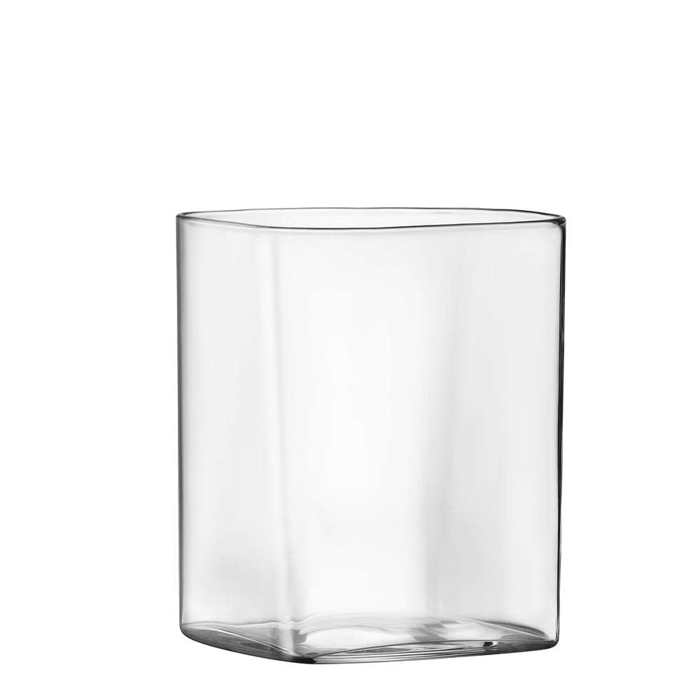 35 cl - Bormioli Luigi Top Class Square Bicchiere Whisky Rocks In Vetro Set 6 Pz
