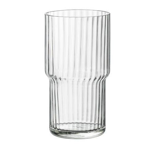 44 cl - Bormioli Rocco Exclusiva Long Drink Bicchiere Cocktail Impilabile In Vetro - Set 12 Pz