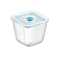 12x12 cm - Frigoverre Smart Tall Square Food Container With Freshness Valve In Glass