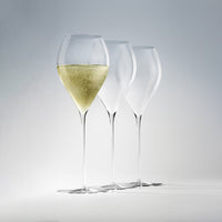 40 cl - Bormioli Luigi Sapientia Bollicine Calice Spumante Soffiato A Bocca In Vetro - Set 2 Pz