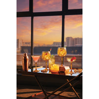 40 cl - Bormioli Rocco America 20s Ambra Bicchiere Cocktail Long Drinks In Vetro - Set 6 Pz